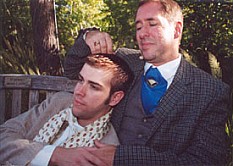 Rand Martin as Oscar and Michael Hedges as Bosie